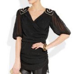 Temperley of London Embellished Valiente Tunic Top